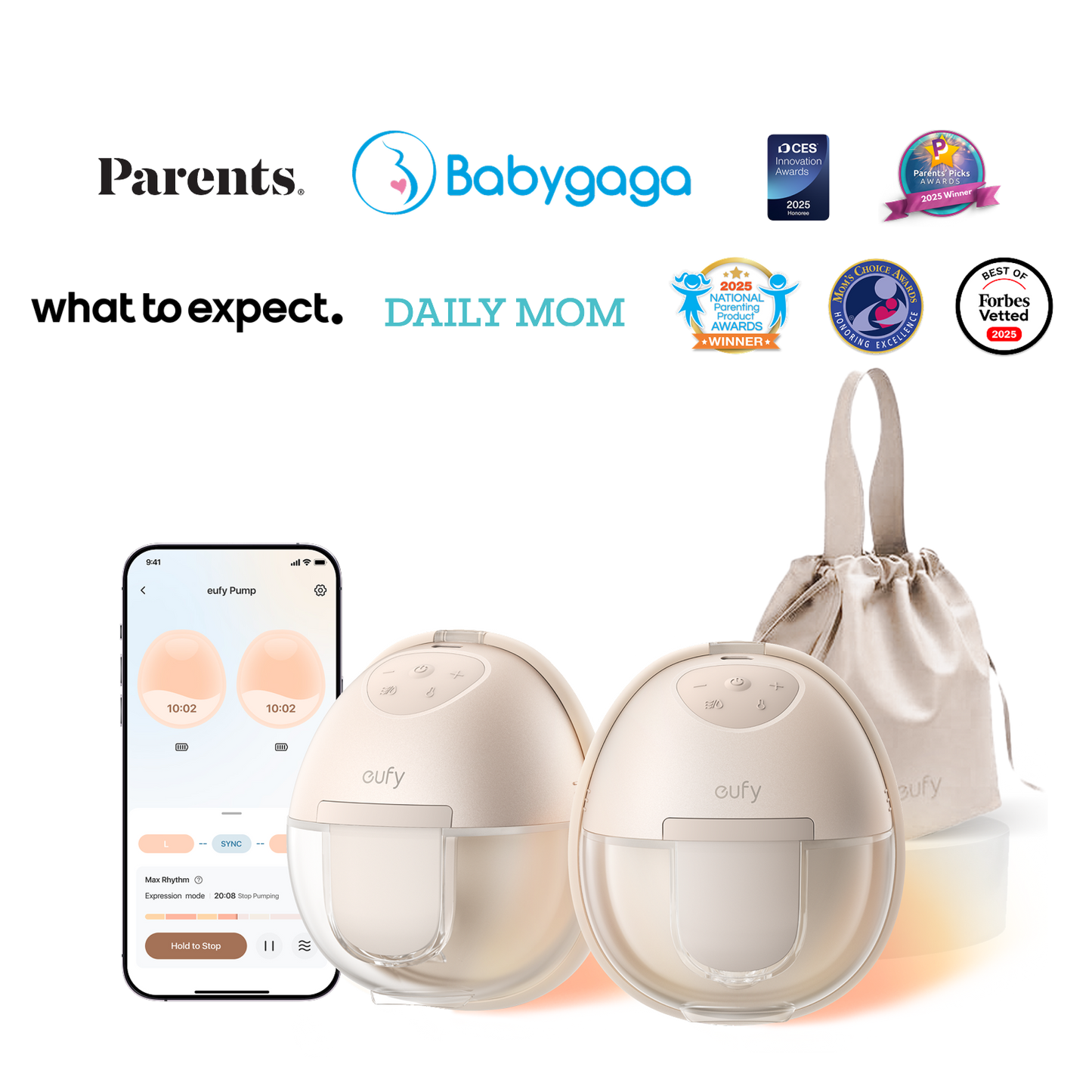 EUFY WEARABLE BREAST PUMP S1