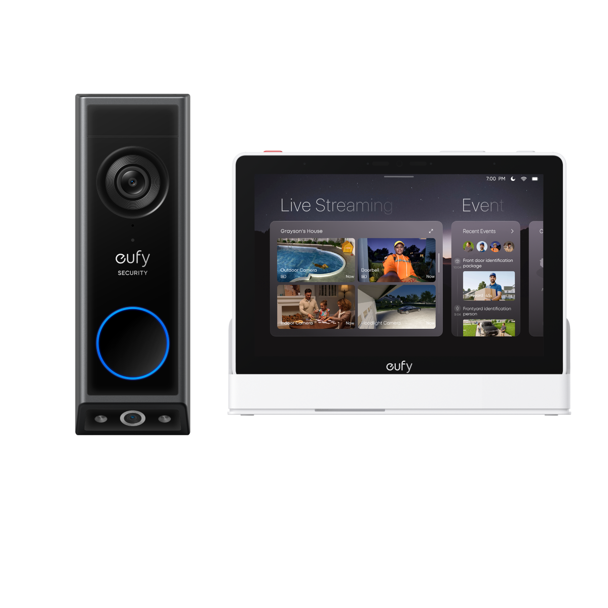 eufy Smart Display E10 + Video Doorbell E340