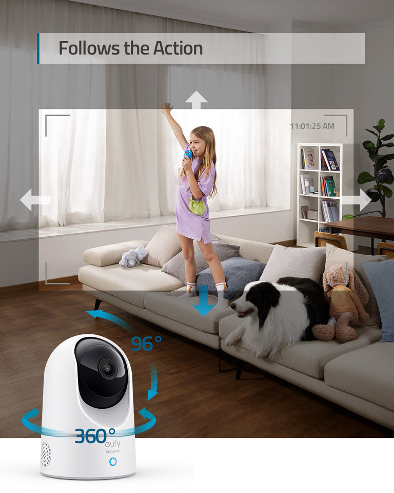 Solo IndoorCam P24 (2K, 2-Cam Kit, Pan & Tilt)