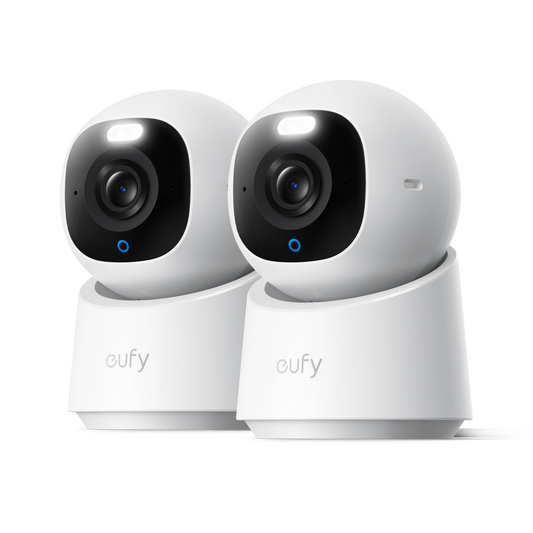 eufy security camera with dual lens for clear surveillance