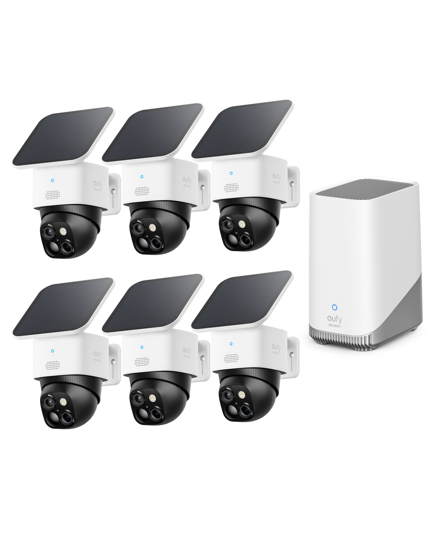 eufy SoloCam S340 (6-Cam Kit) + eufy HomeBase™ S380