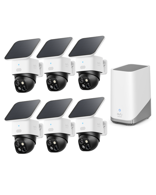 eufy SoloCam S340 (6-Cam Kit) + eufy HomeBase™ S380