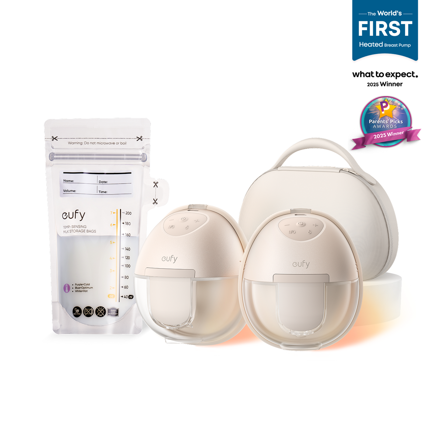 eufy Breast Pump S1 Pro & Milk Bags (120 Pieces)