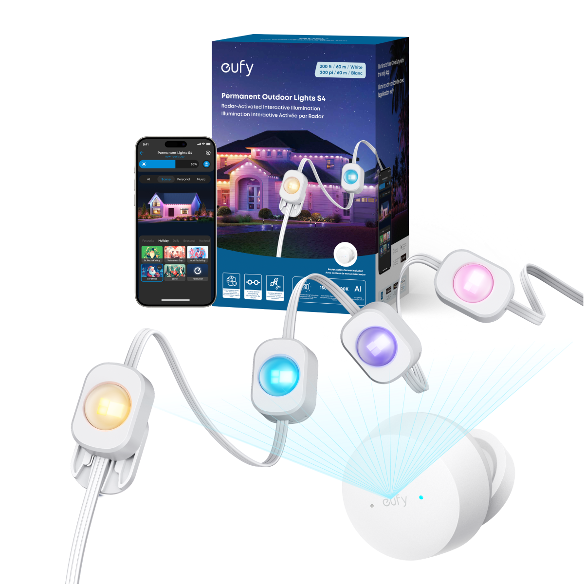 eufy Permanent Outdoor Lights S4 (30m with 72 LED Lights)