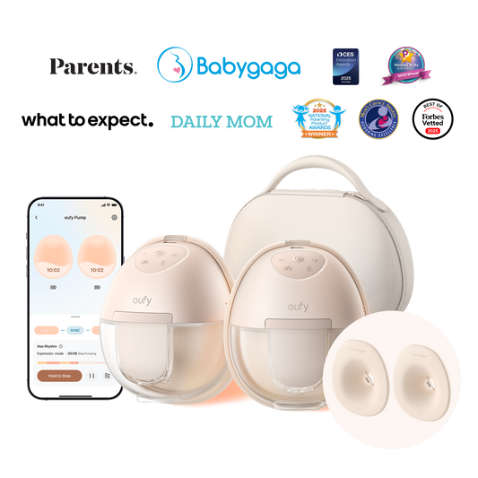 eufy Breast Pump S1 Pro & Original 27mm Flange (2-Pack)