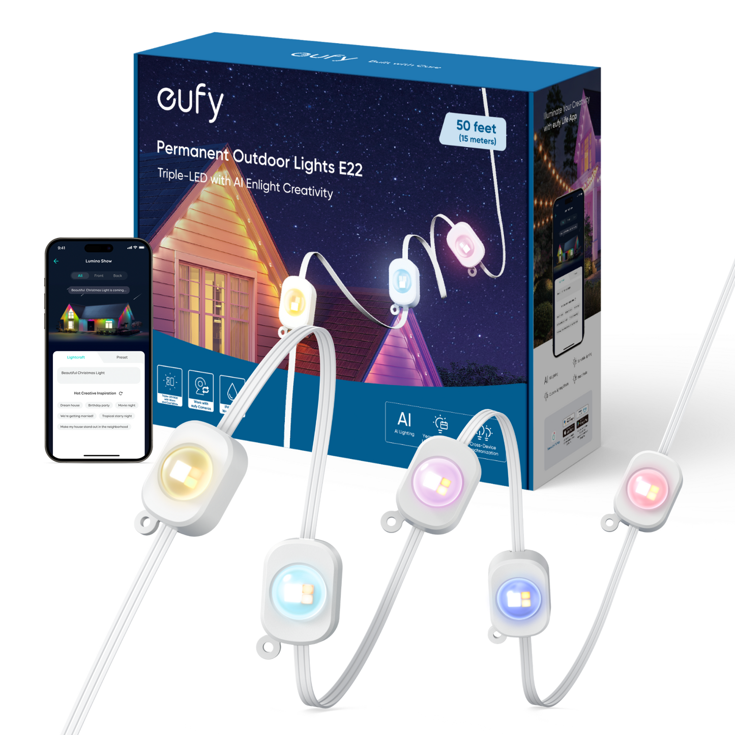 eufy Permanent Outdoor Light E22 (15M)