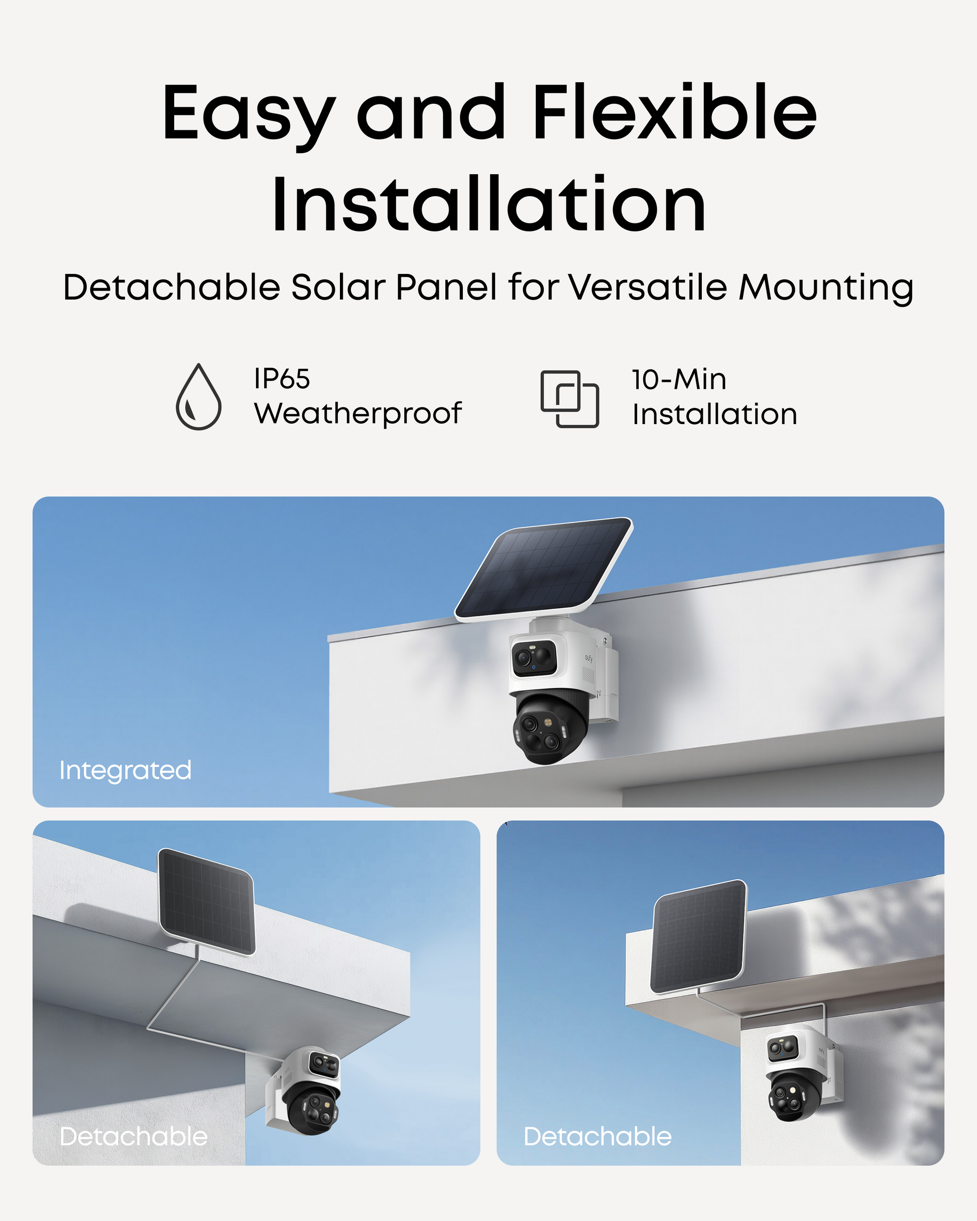 eufycam s4 flexible installation