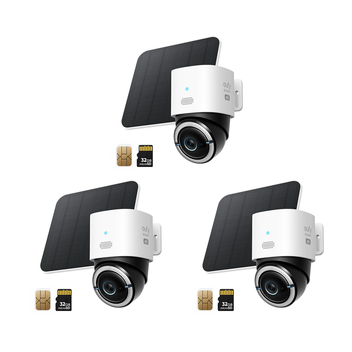 eufy 4G LTE Cam S330  (3-Cam Pack)