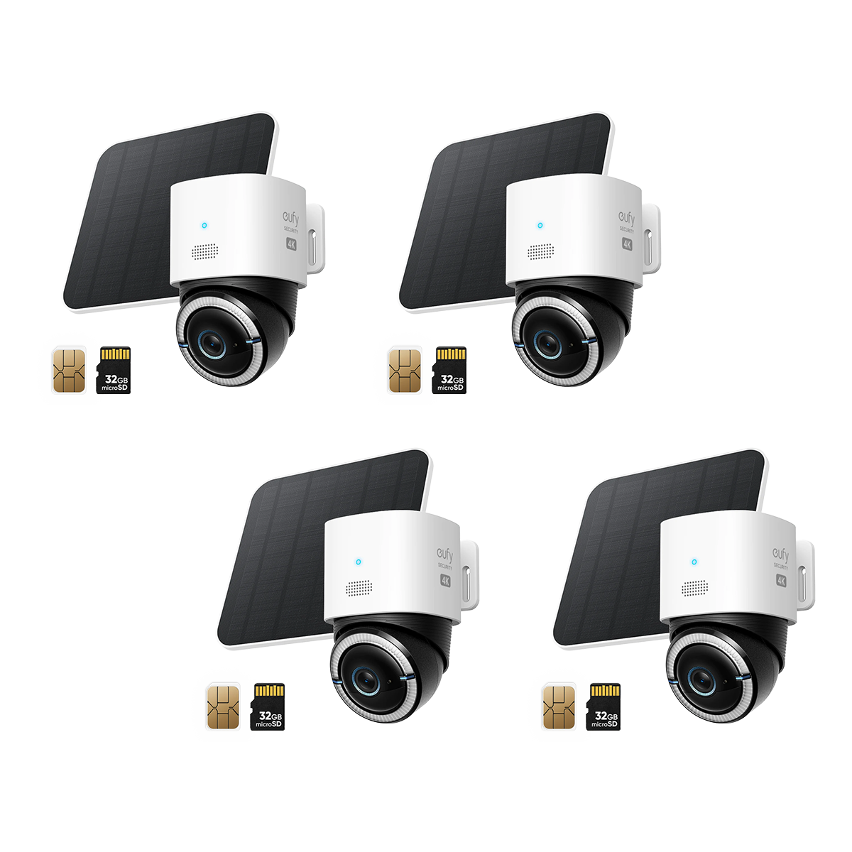 eufy 4G LTE Cam S330  (4-Cam Pack)