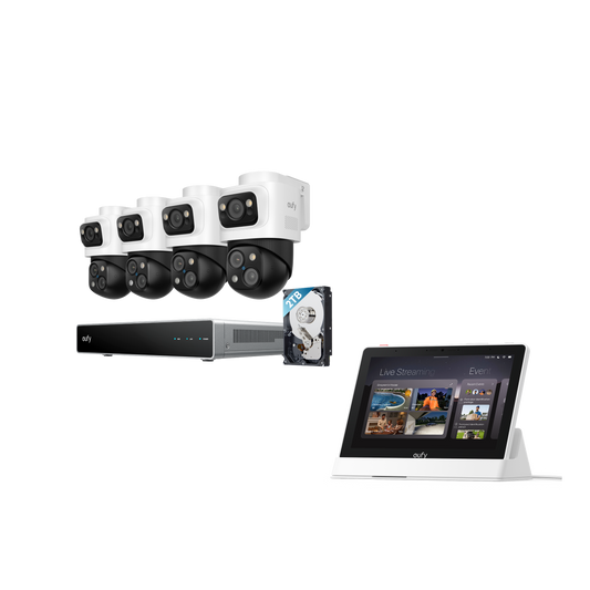 eufy Smart Display E10 + eufy PoE NVR Security System S4 Max