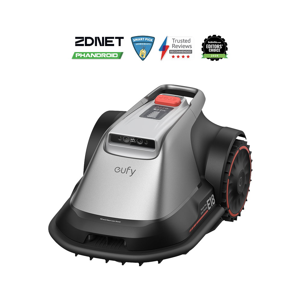 eufy robotic lawn mower with advanced navigation