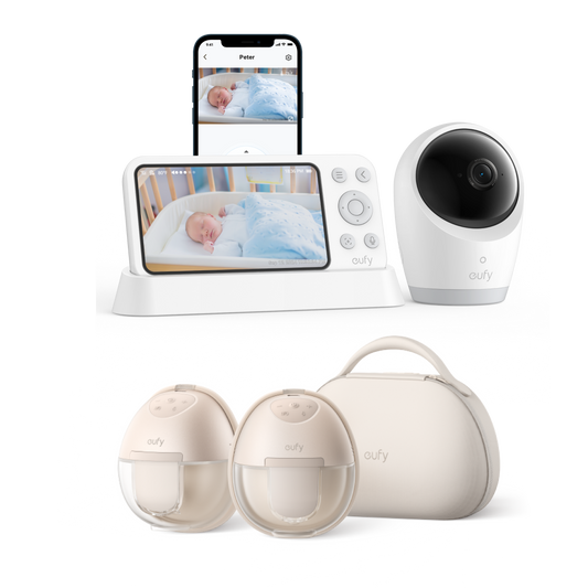 eufy Breast Pump S1 Pro and Baby Monitor E21