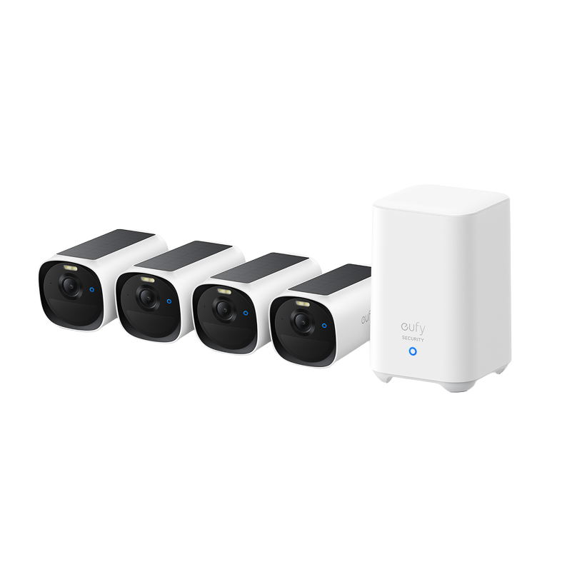EUFY EUFYCAM E40 ESSENTIAL 4-CAM KIT WITH HOMEBASE 2