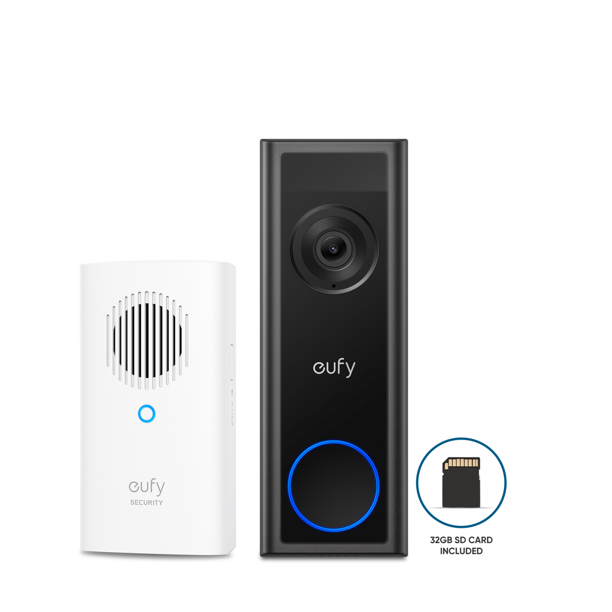 SoloCam E42(2 pack) + Video Doorbell C31 +HomeBase S380