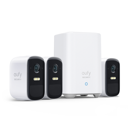 eufy Cam 2C Pro 2K 3-Camera Set