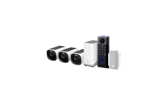 EUFYCAM 3 THREE PACK + VIDEO SMART LOCK COMBO