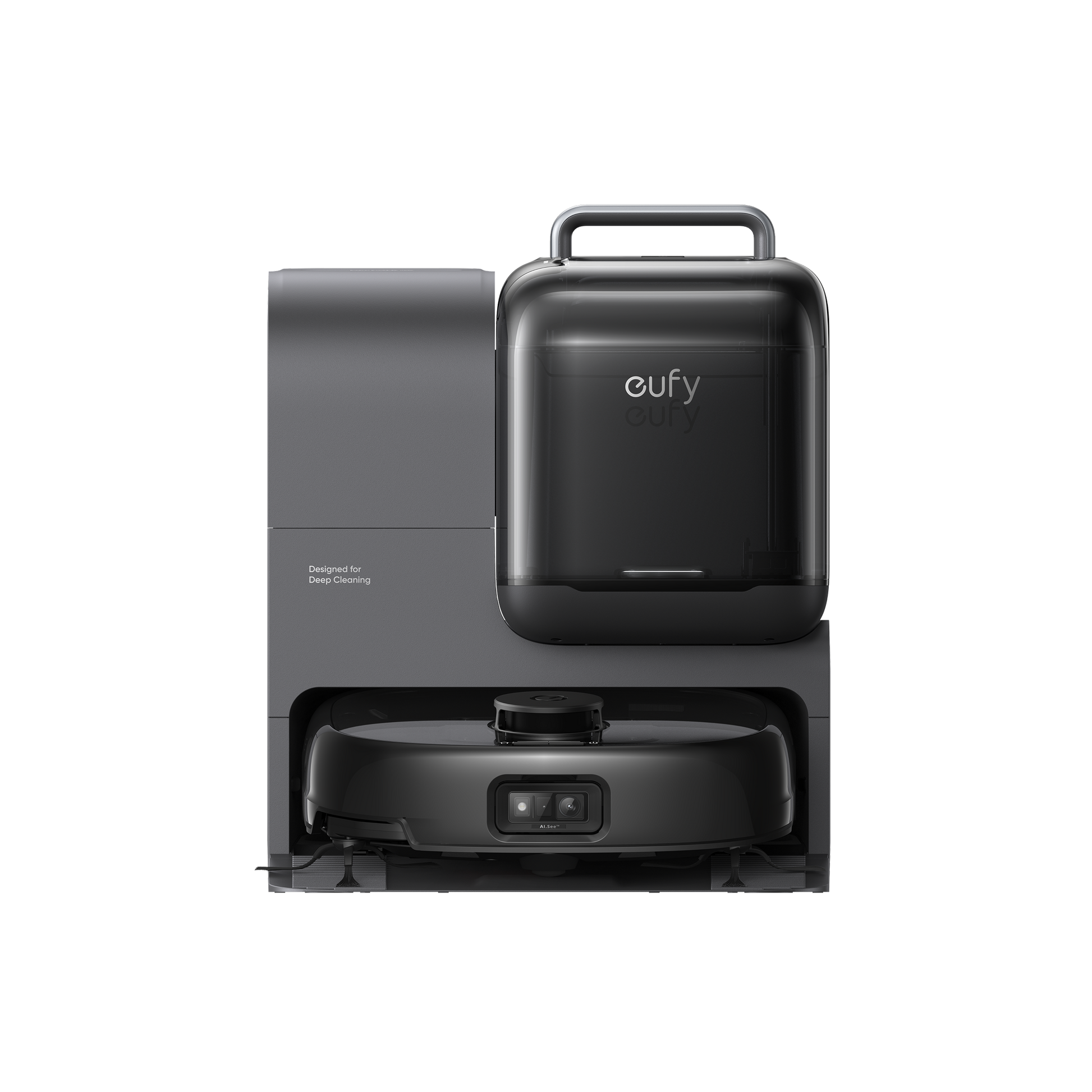 eufy with automatic self-emptying base for deep cleaning