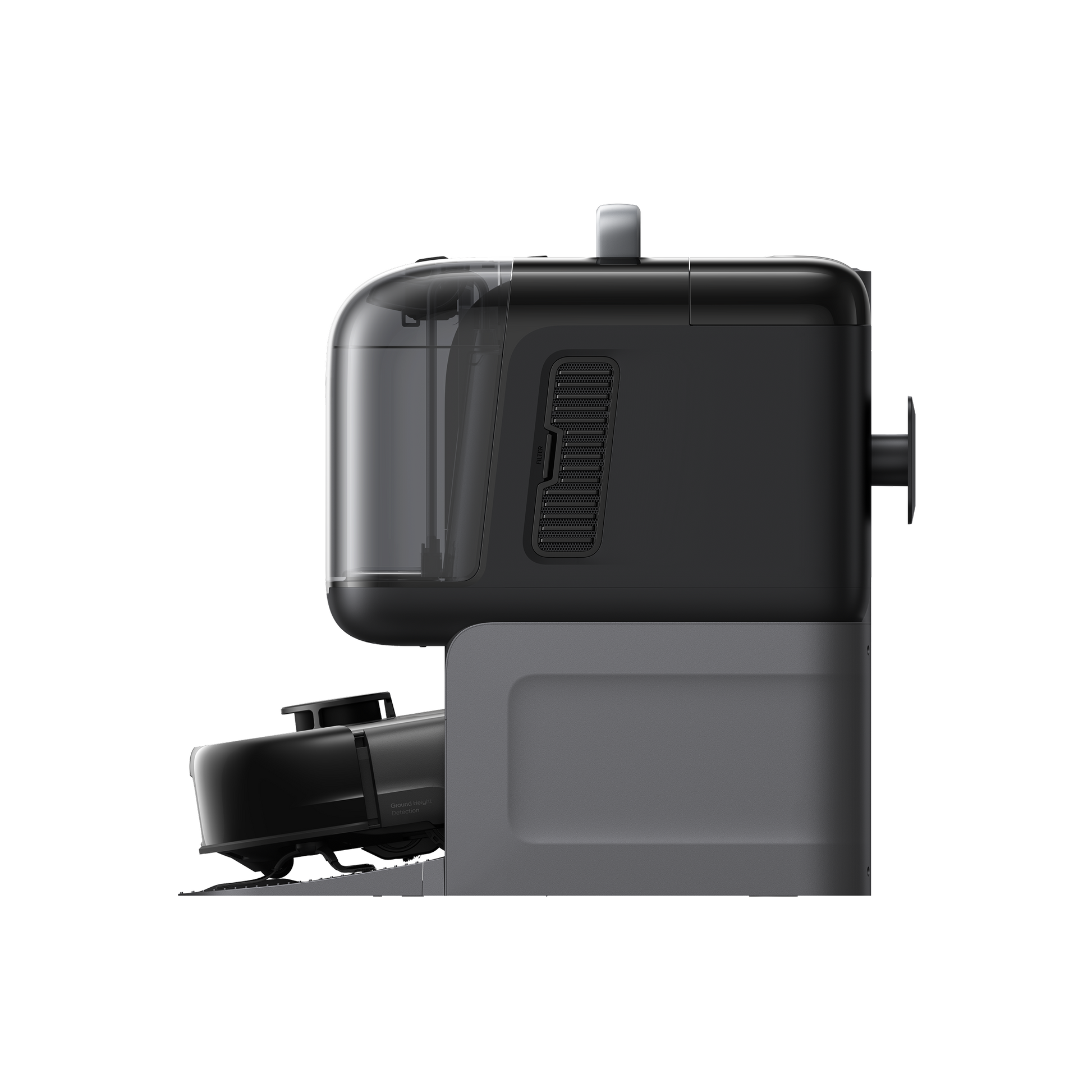 eufy smart cleaning station with sleek black design