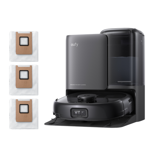 eufy Omni Robot Vacuum and Mop Combo E25 Auto-Empty & Self-Cleaning All-in-One Station and Official Dust Bags