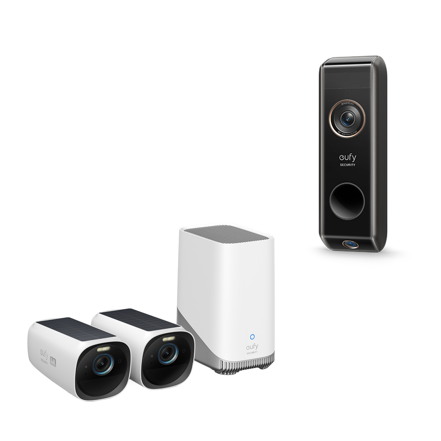 eufyCam 3(2-Cam Kit) + Video Doorbell S330 Add-on