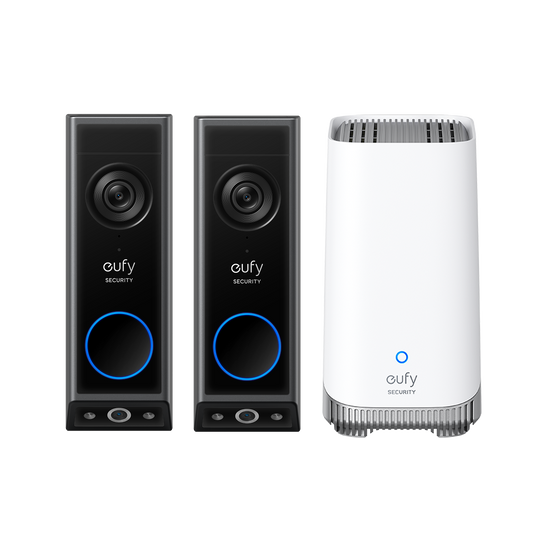 Video Doorbell E340 (2-Pack) + HomeBase™ S380