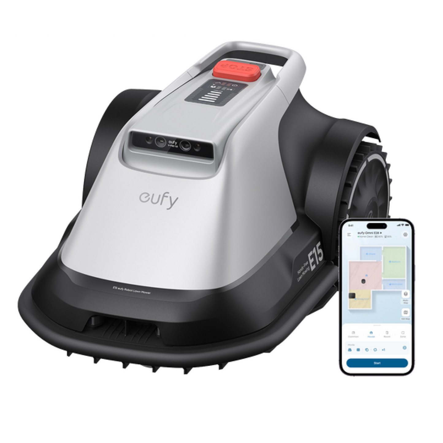 eufy Robot Lawn Mower E15 + SoloCam S340 Bundle