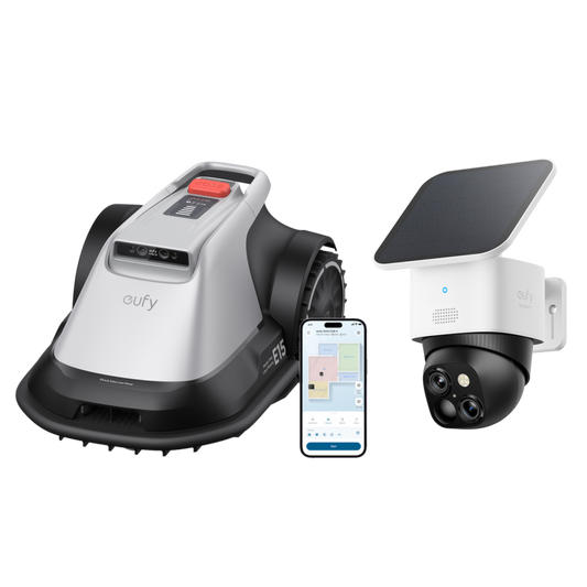 eufy Robot Lawn Mower E15 + SoloCam S340 Bundle