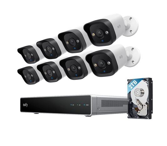 eufy PoE NVR Security System E40- 8× 4K Bullet Cameras