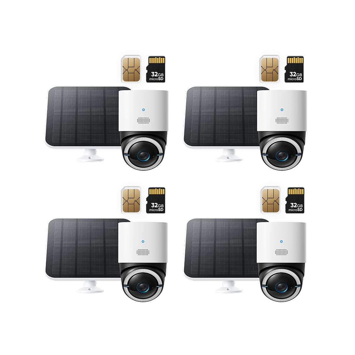 eufy 4G LTE Cam S330  (4-Cam Pack)