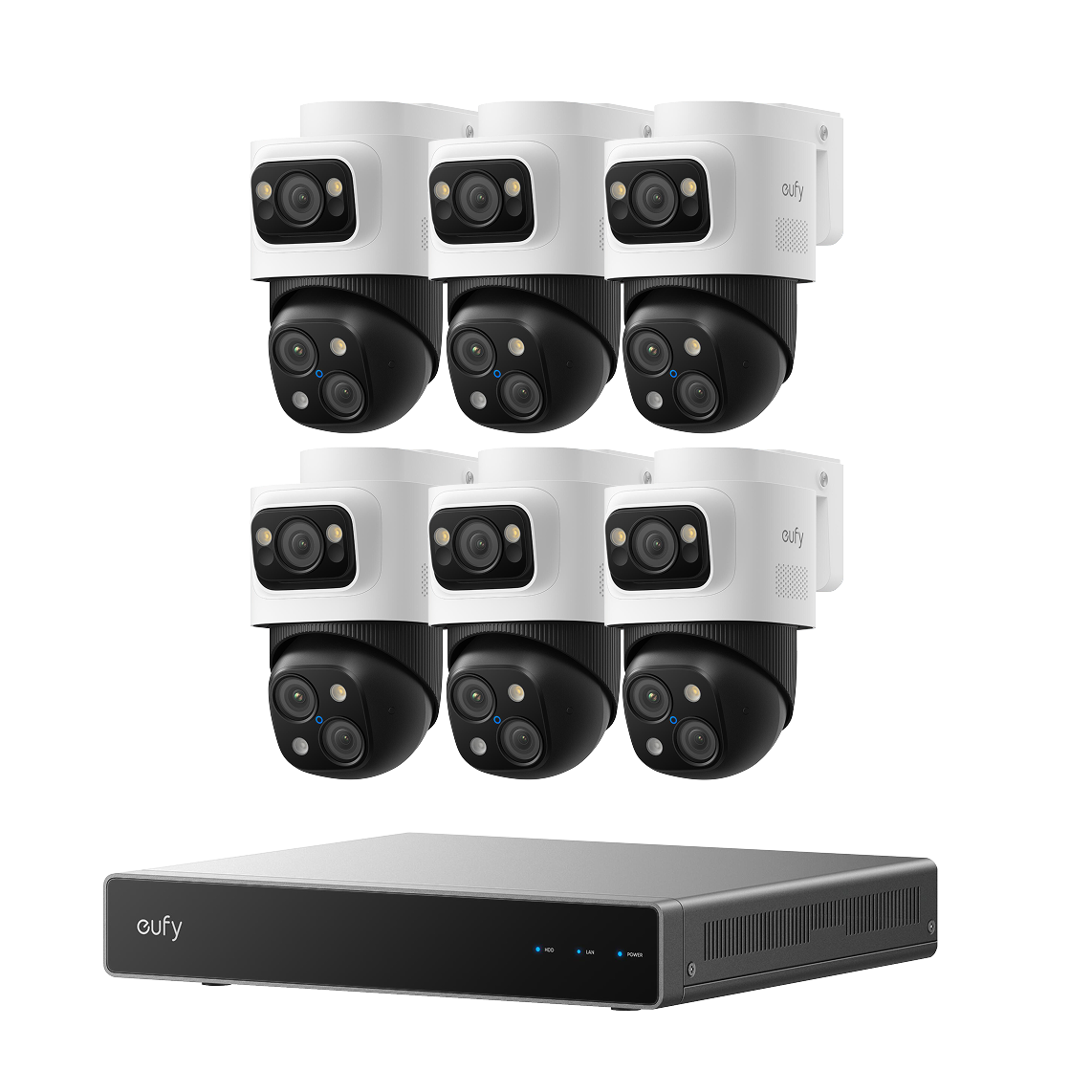eufy 6-Cam Kit PoE NVR Security System S4 Max