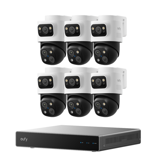 eufy 6-Cam Kit PoE NVR Security System S4 Max