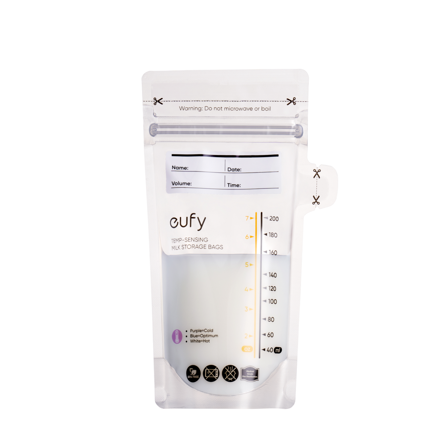 eufy Breast Milk Storage Bag(120 Pieces)