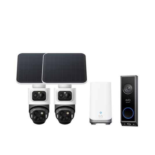 eufyCam S4 2-Cam Kit + Video Doorbell E340