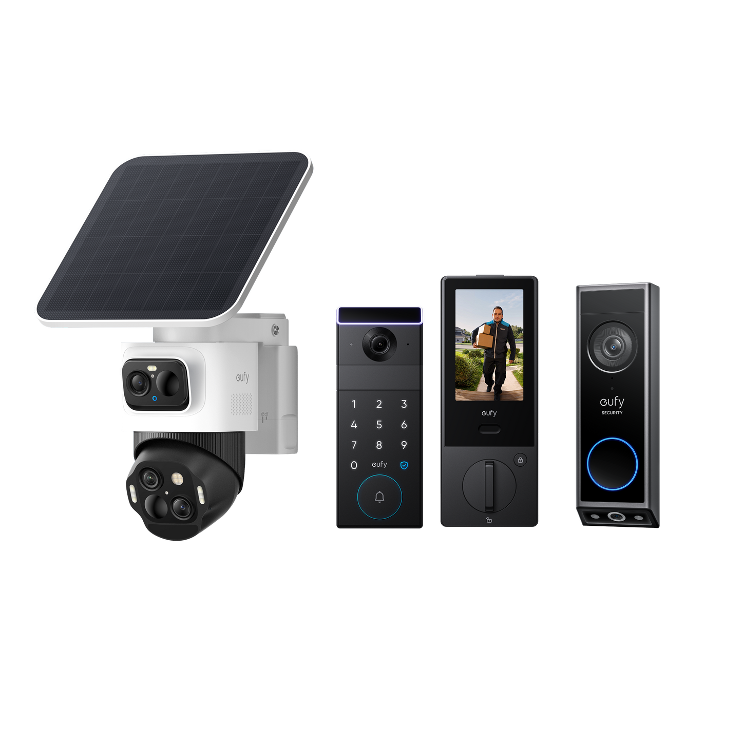 eufyCam S4 + eufy FamiLock S3 Max + Video Doorbell E340