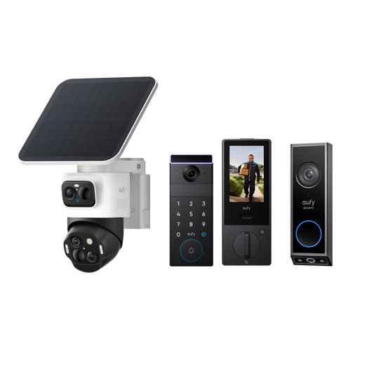 eufyCam S4 + eufy FamiLock S3 Max + Video Doorbell E340