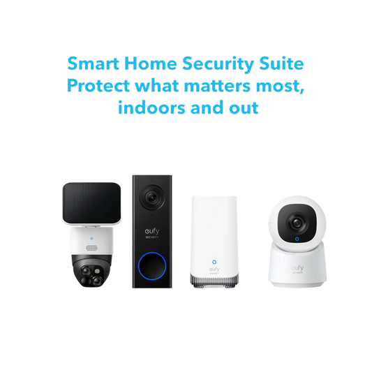 SoloCam S340 + Video Doorbell E340 + HomeBase S380 + Indoor Cam C220