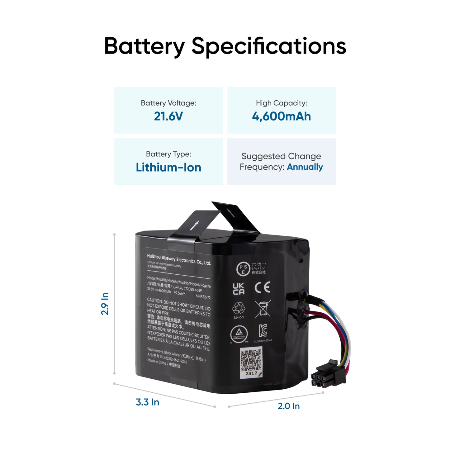 EUFY S1 PRO REPLACEMENT BATTERY