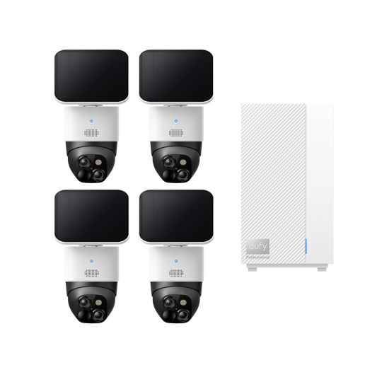 eufy SoloCam S340 (4-Cam Kit) + eufy HomeBase™ Professional S1