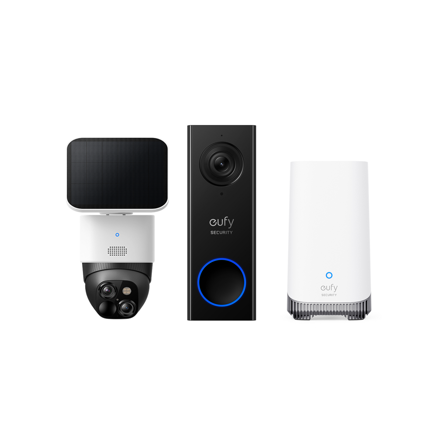SoloCam S340 + Video Doorbell E340 + HomeBase S380 + Indoor Cam C220