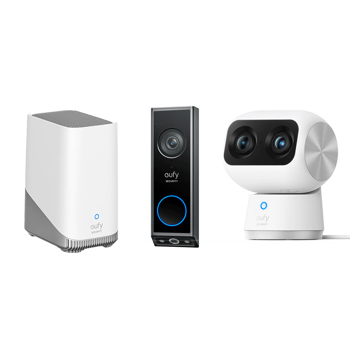 Indoor Cam S350 + Video Doorbell E340 +Homebase 3