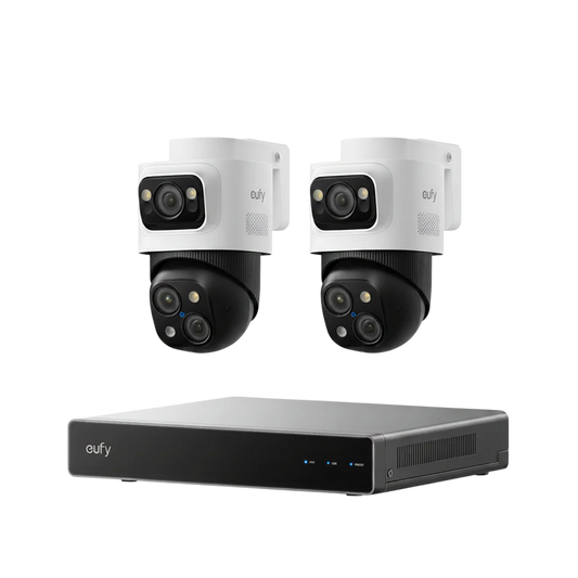 eufy NVR CCTV Security System S4 (2× PoE Cam S4)