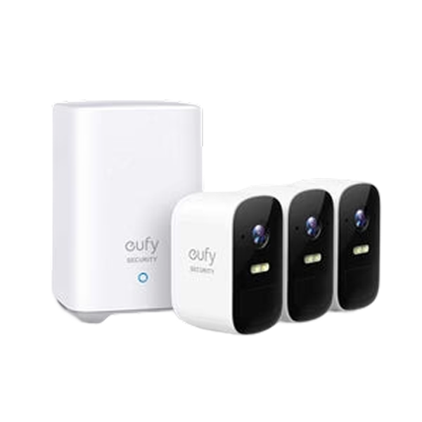 eufy Cam 2C Wire Free Full-HD Security 3-Camera Set