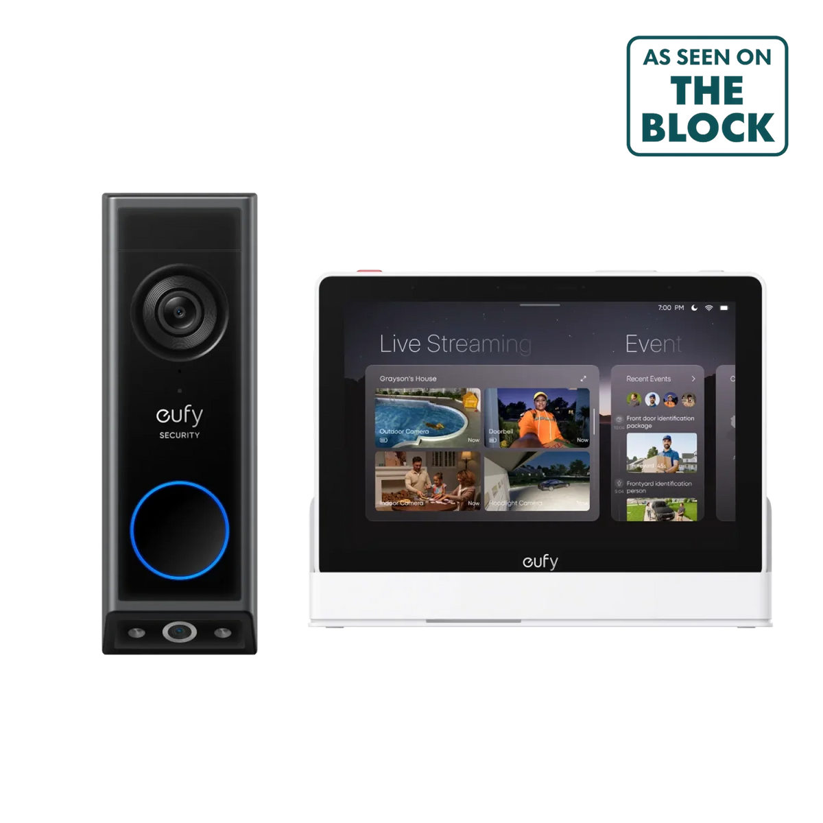 eufy Smart Display E10 + Video Doorbell E340