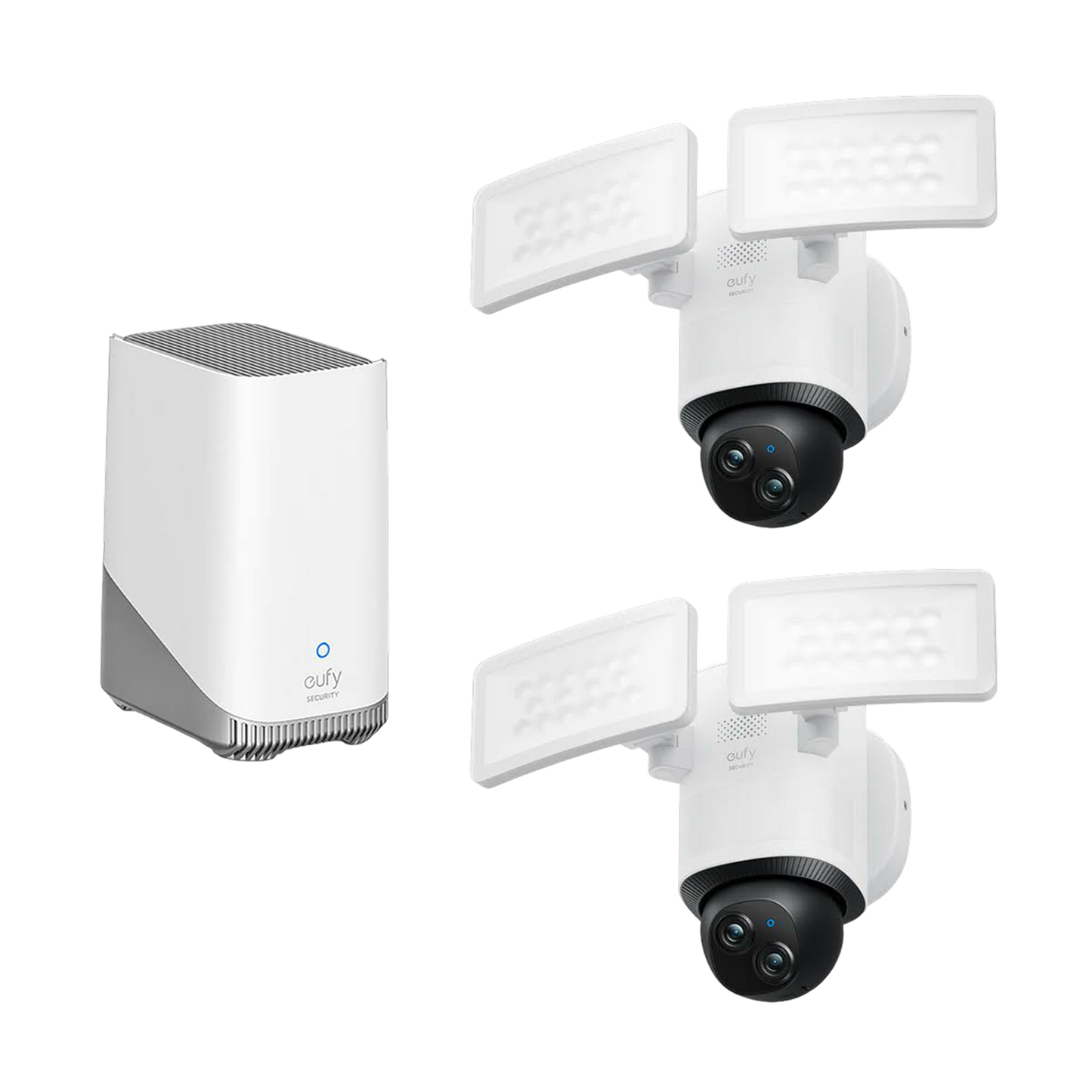 Floodlight Camera E340 (2-Cam Pack) + eufy HomeBase™ S380