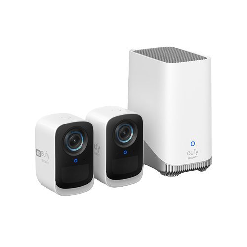 eufyCam 3C (S300) 2 Pack with HomeBase 3