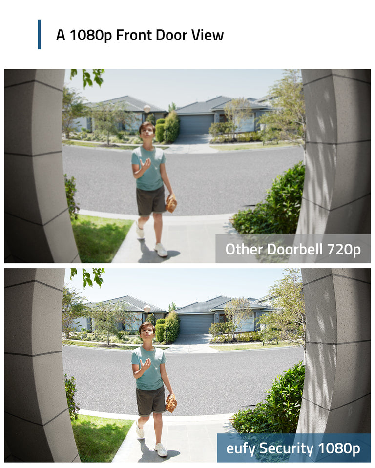 eufy security smart video doorbell camera 1080P (Battery-Powered)