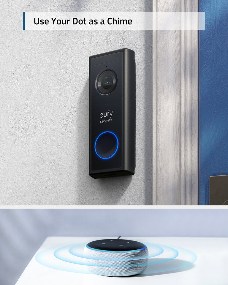 eufy security smart video doorbell camera 1080P (Battery-Powered)