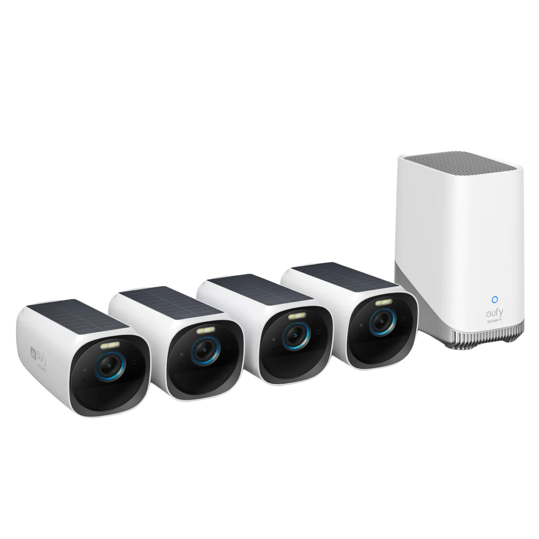 eufyCam 3 (S330) 4 Pack with HomeBase 3