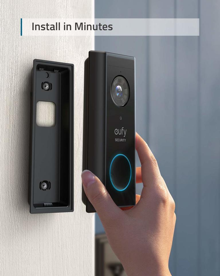 eufy security smart video doorbell camera 2K (Battery-Powered)